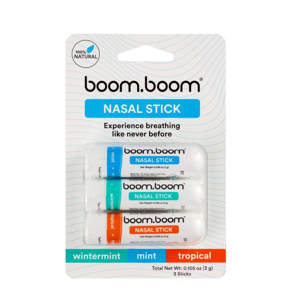 Boom Boom Nasal Stick 3 Pack Variety New In Pack